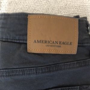 Mens American Eagle grayish black soft casual pants.
